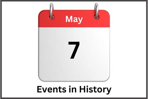 7th of may|May 7 Events in History